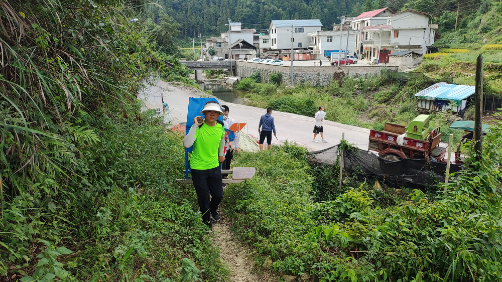 车辆工程系党总支联合车辆工程系分工会开展“穗满田间 情溢心间”助农收稻主题党日活动